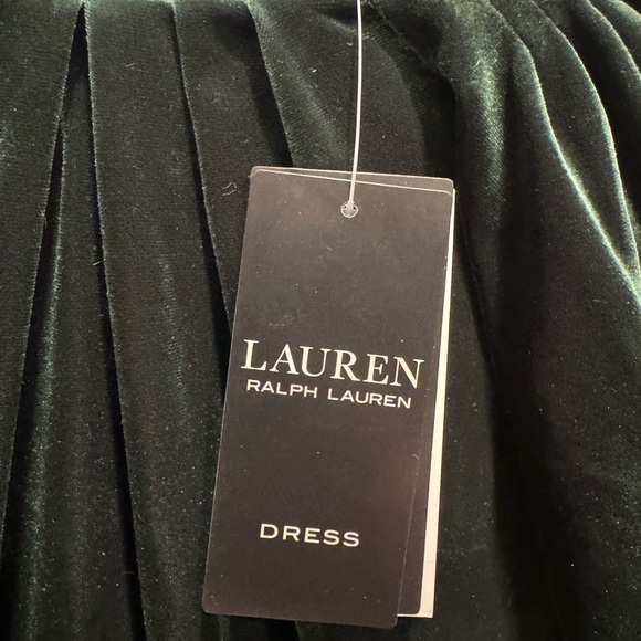 Lauren Ralph Lauren Green Velvet Sheath Dress – Size 6 – NWT - Picture 3 of 6